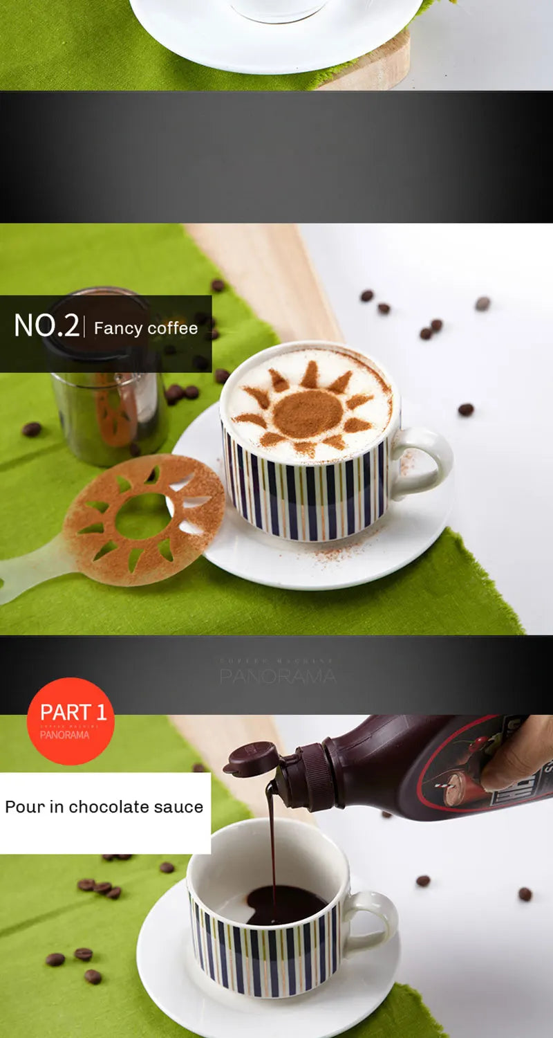 Elektrisch Italienisch Kaffeemaschine 5 Bar Professional Espresso Kaffee Maker Automatisch Semi Automatisch Espresso Cappuccino 220V EU Stecker