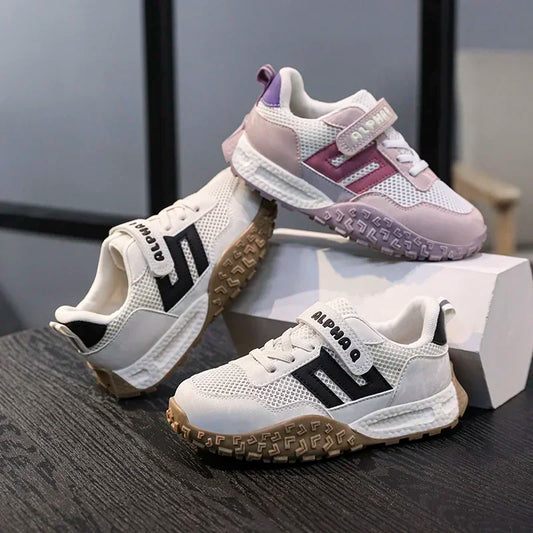 Mädchen Laufschuhe 2025 - Weiche Sohle Frühling Herbst Neuer Stil - Kinder Sport Sneakers Dad Style Casual Schuhe