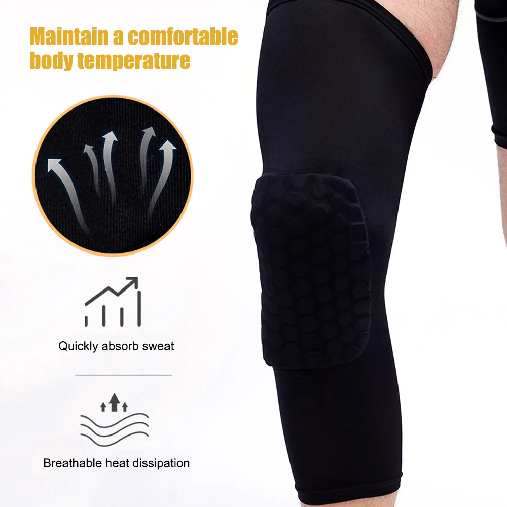 Choice Kompression Knieschützer - Polyester Lang Basketball