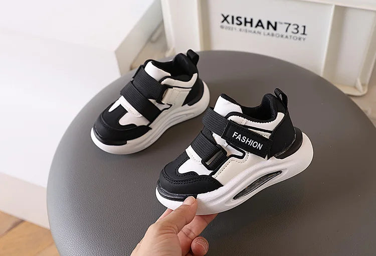 Kinder-Sneakers 2025: Dicke-Weiche-Sohle Klettverschluss - Air Mesh Collection