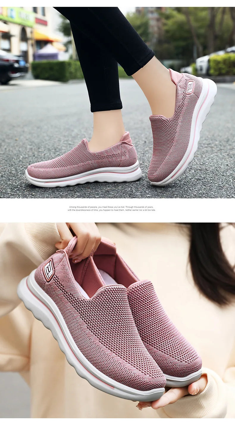 Atmungsaktive Frauen Sneakers 2025 - Leichtgewicht Weiblich Tennis Schuhe - Rutschfest Männer Sneakers Outdoor Weich Vulkanisiert Schuhe Casual Sommer