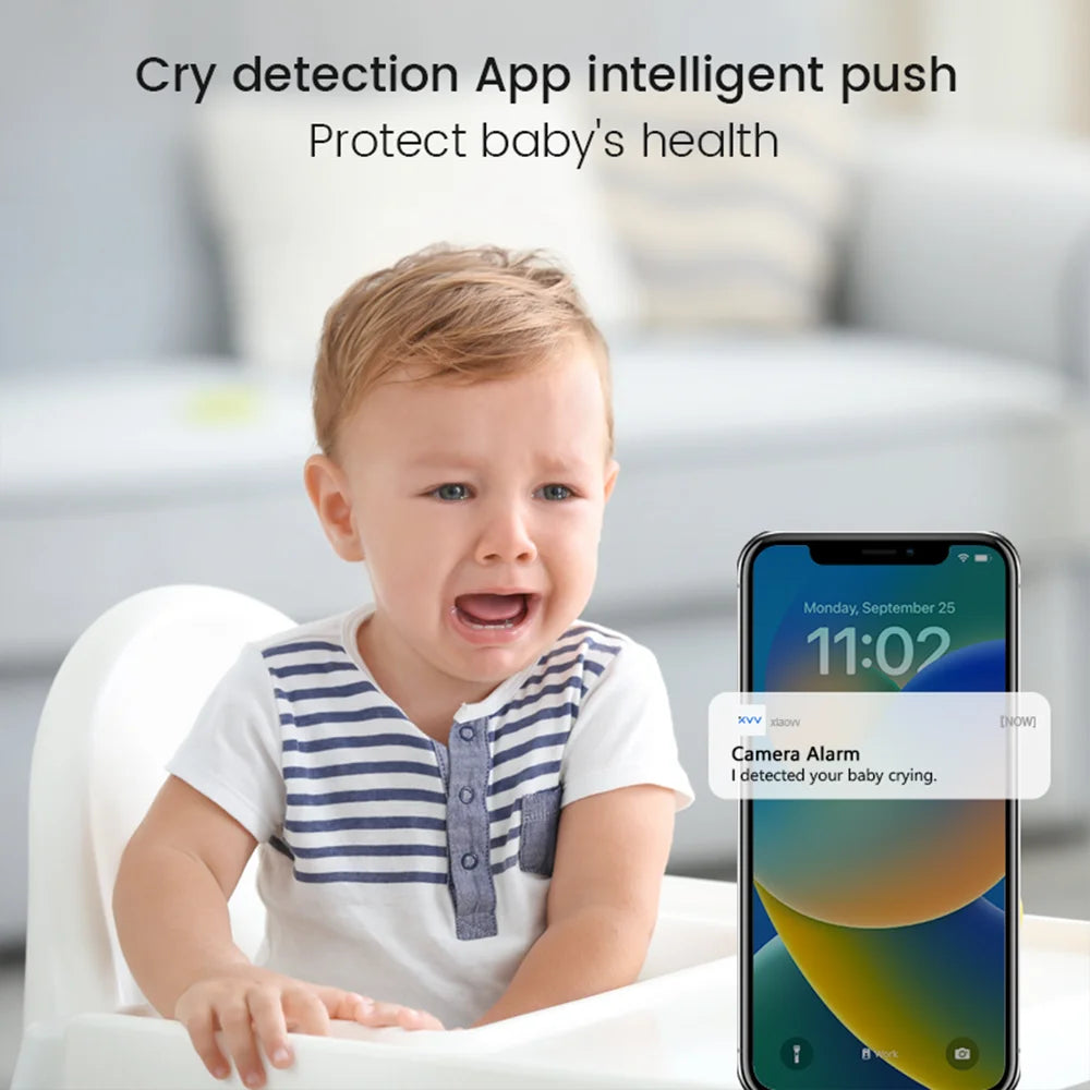 Xiao Vv 4MP Babycam 2K WiFi Vollfarbe Nachtsicht - 360 Grad