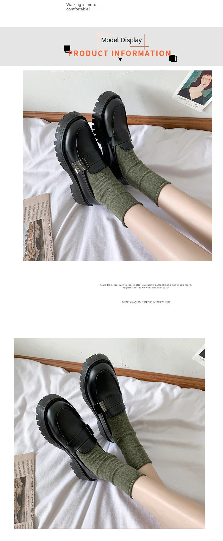 Womens Derby Shoes Black Flats British Style Casual Female Sneakers Ladies' Footwear Shallow Mouth Loafers With Fur Soft 2022