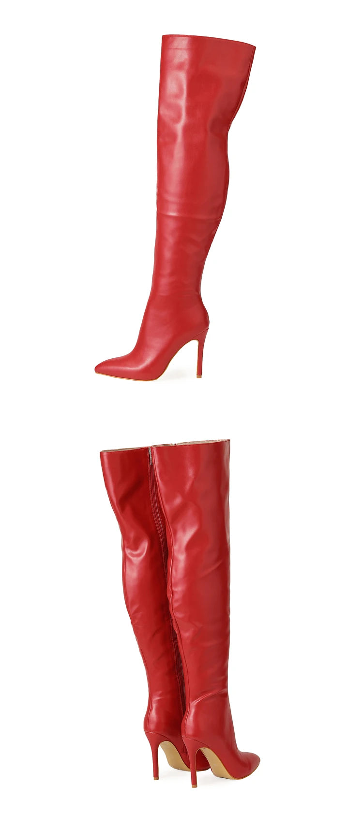Damen-Stiefel 2025: Elegant-Vintage Over-Knee - Trendy Lady Collection