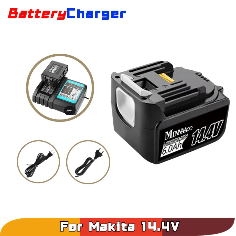 MINNAAOO BL1430 LiIon Ersatzakku - 14,4V 6000mAh 700g