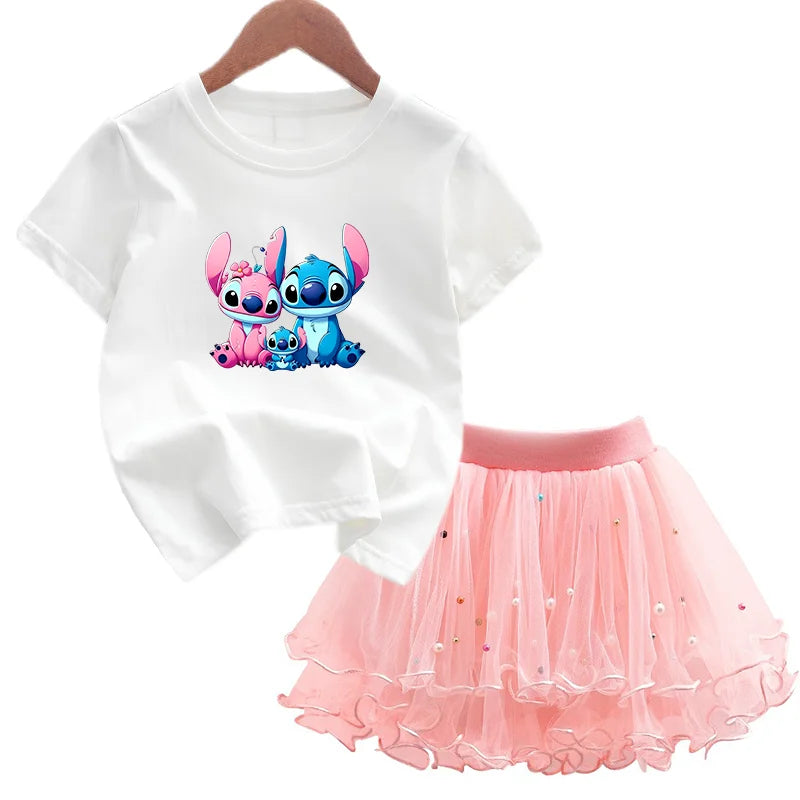 Mädchen-Disney-Set 2025: Lilo & Stitch Tutu-Kollektion - Licensed Character Collection