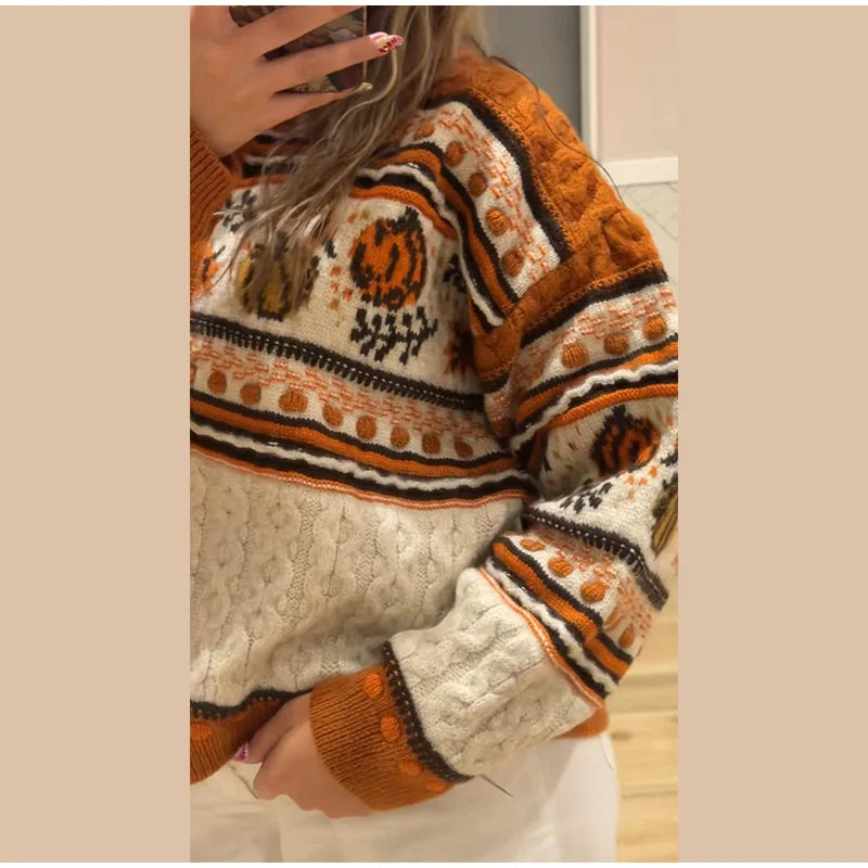 Cardigan tricotat LunaKnit Y2K - mărimea M, fibră de bambus, mărimea normală