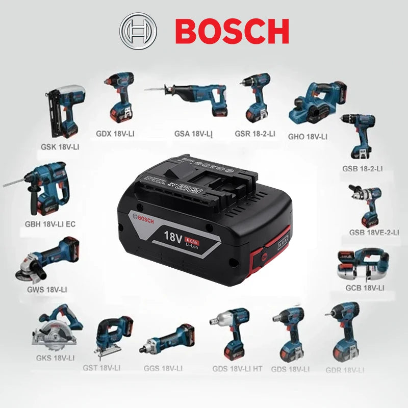 Werkzeug-Akku 2025: BOSCH18V 6.0AH battery existing lithium battery - BOSCH battery pack 6.0AH existing tool rechargeable battery BAT411 BAT412 Collection