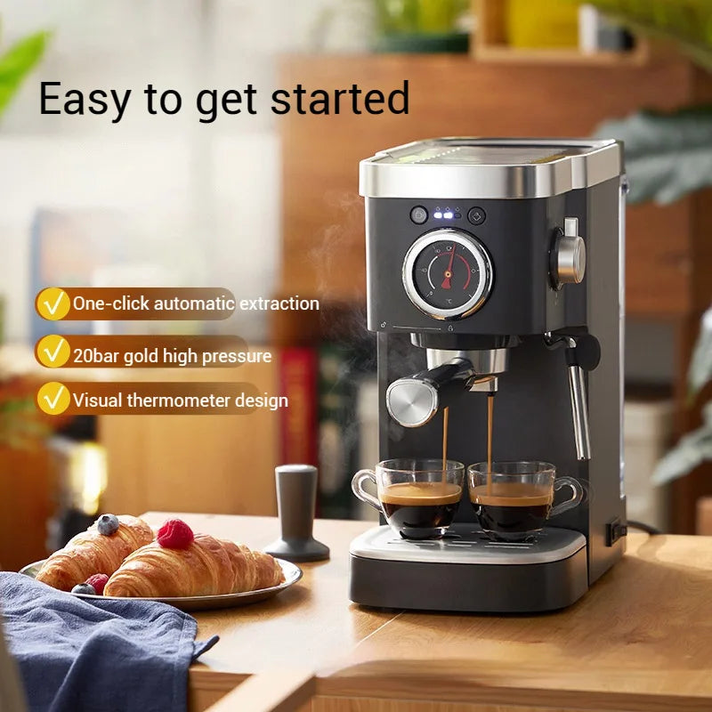 Italienische Kaffeemaschine 2025: 20Bar Espresso-Automat - Premium Barista Collection