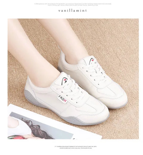 Women Shoes 2024 New Casual Lightweight Sports Shoes WomenBreathable Little White Platform Shoes White Sneakers Women