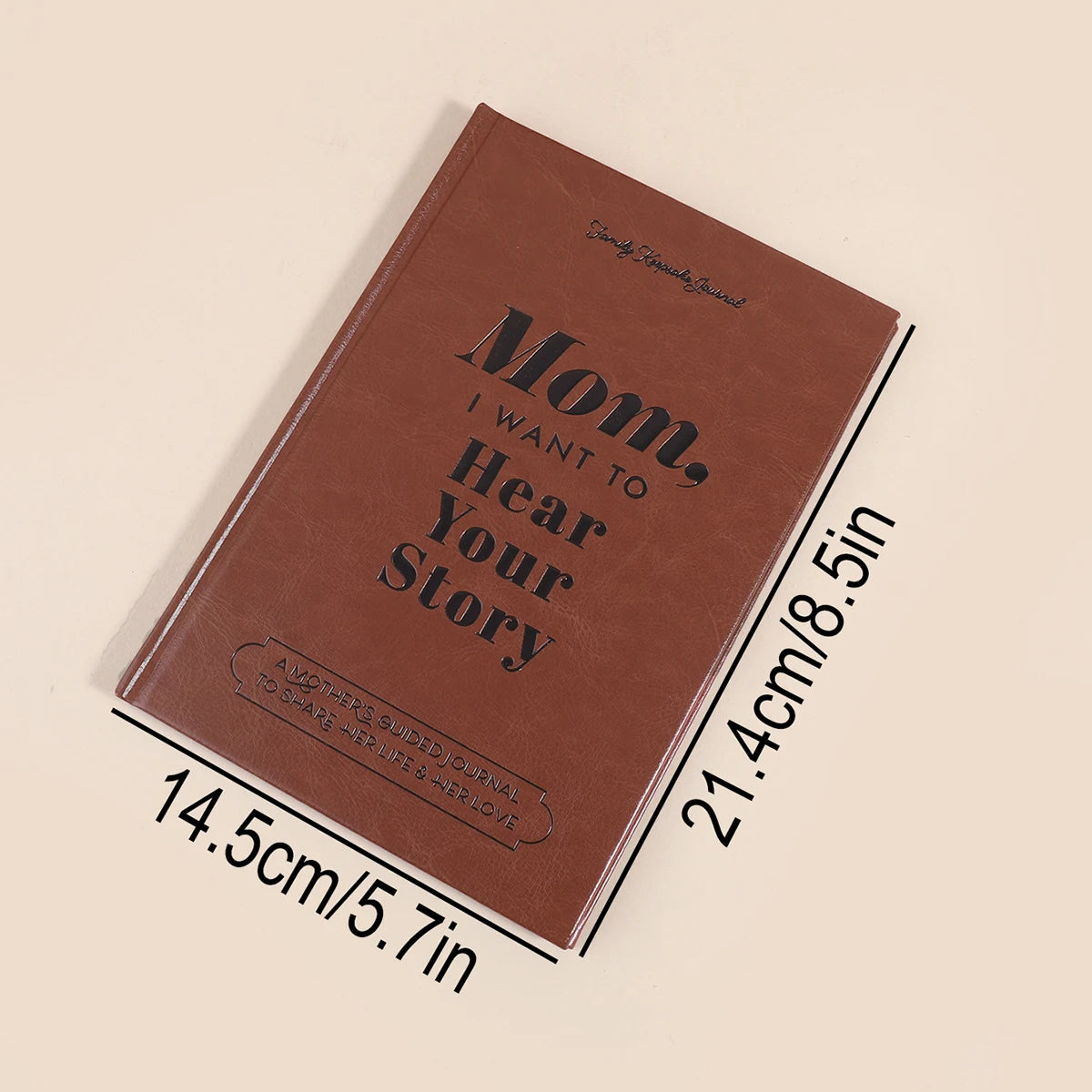 Choice Mom Ledercover Notizbuch - A5 120 Seiten Geschenk