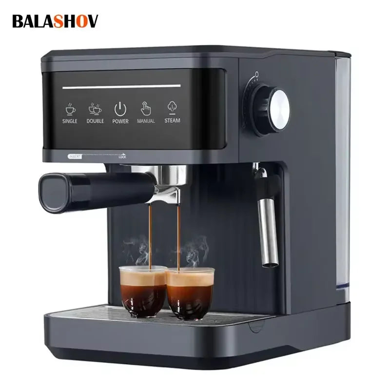 Italienische Espresso-Maschine 2025: 20Bar Semi-Professional - Cappuccino Master Collection