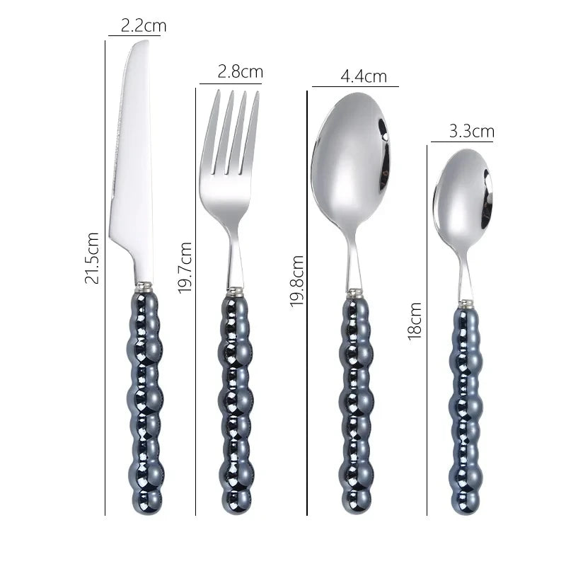 Choice Perlengriff Besteckset - 4 Teile 18/10 20 cm