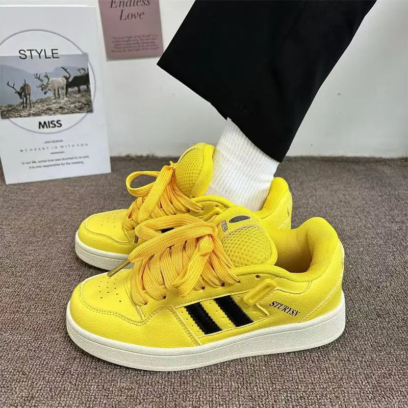 Skate Sneakers Man's New Man Skateboard Bread Shoes Retro National Trend Sport Shoe Wind Board Women Sneaker Y2k