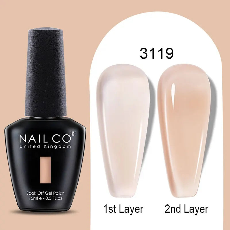 NailCO Gel Nail Polish Nail Art Translucent Vernis Semi Permanent UV LED Lamp Gel Manicure for Gel Polish Nail Glue Productos