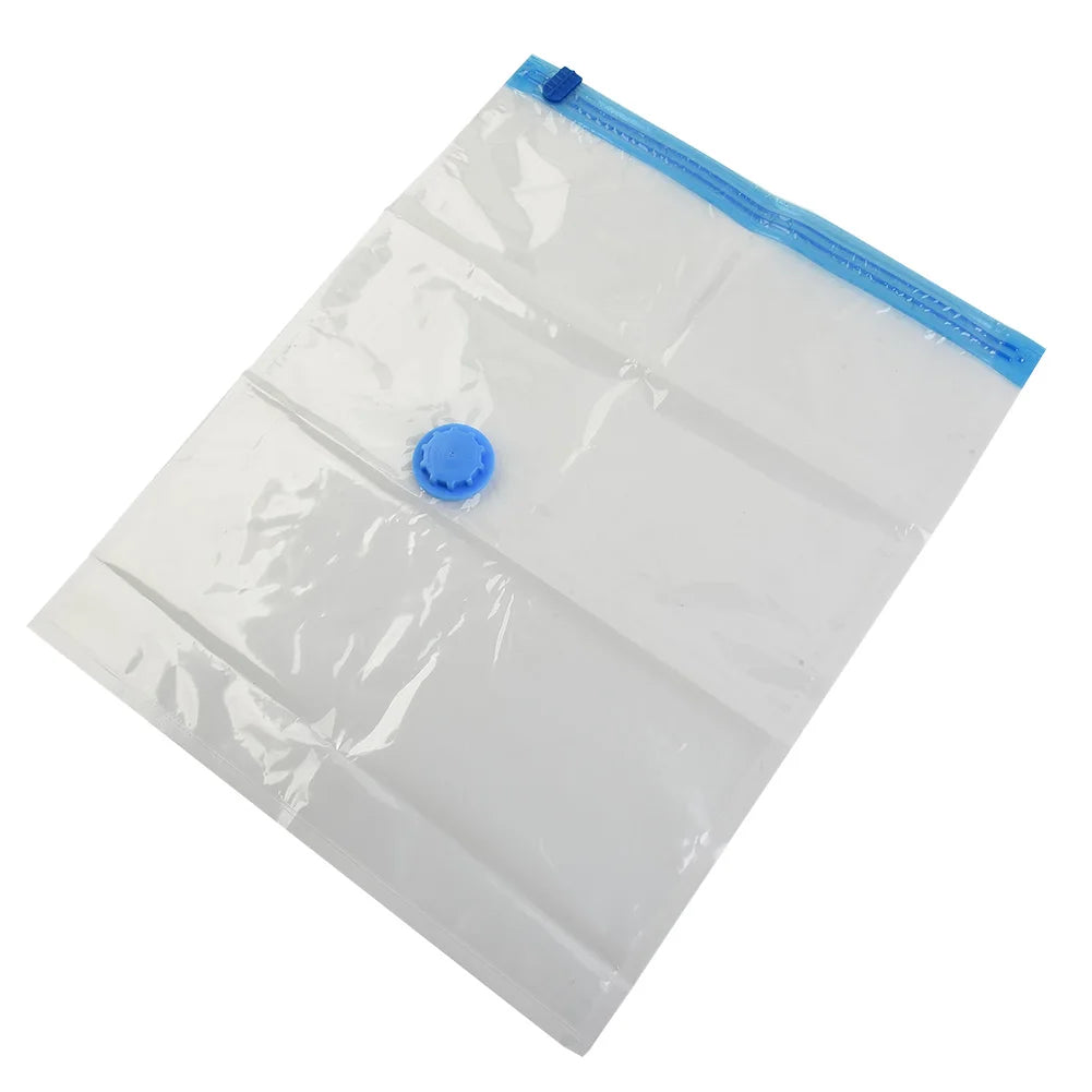 Transparent Vacuum Bag Folding Compressed Space Saving Clothes Storage Vacuum Storage Bag Household 1 Pcs