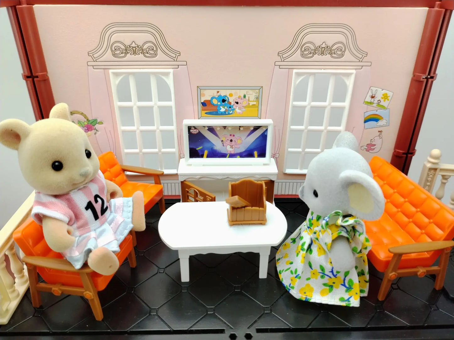 mini supermarket shopping games dollhouse furniture accessories Intellectual education toys for kid family interaction toys