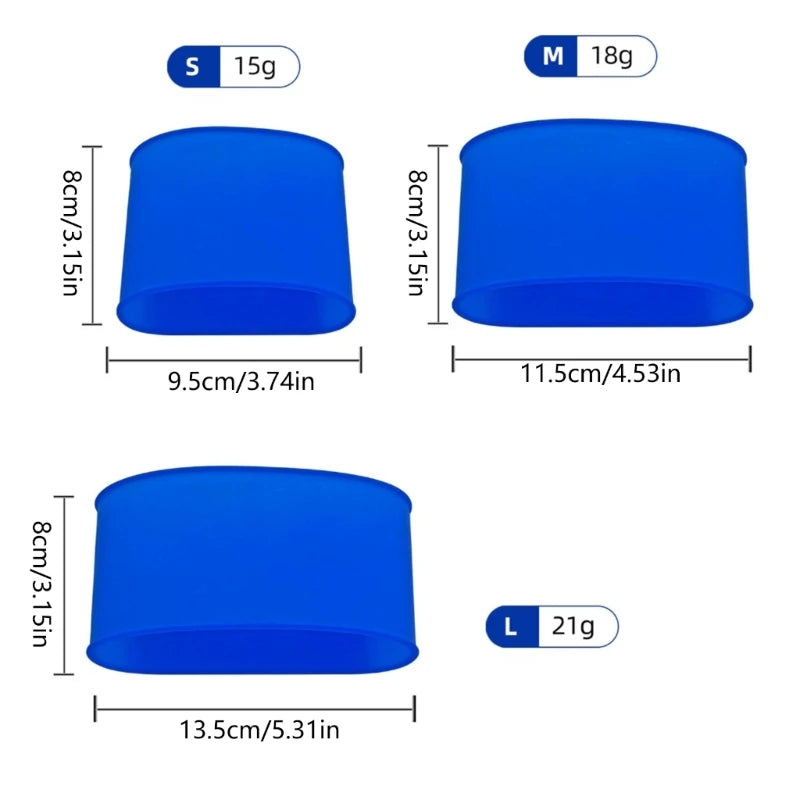 Hign-Concerned Silikonhalter Schienbein - 1 Paar Universal