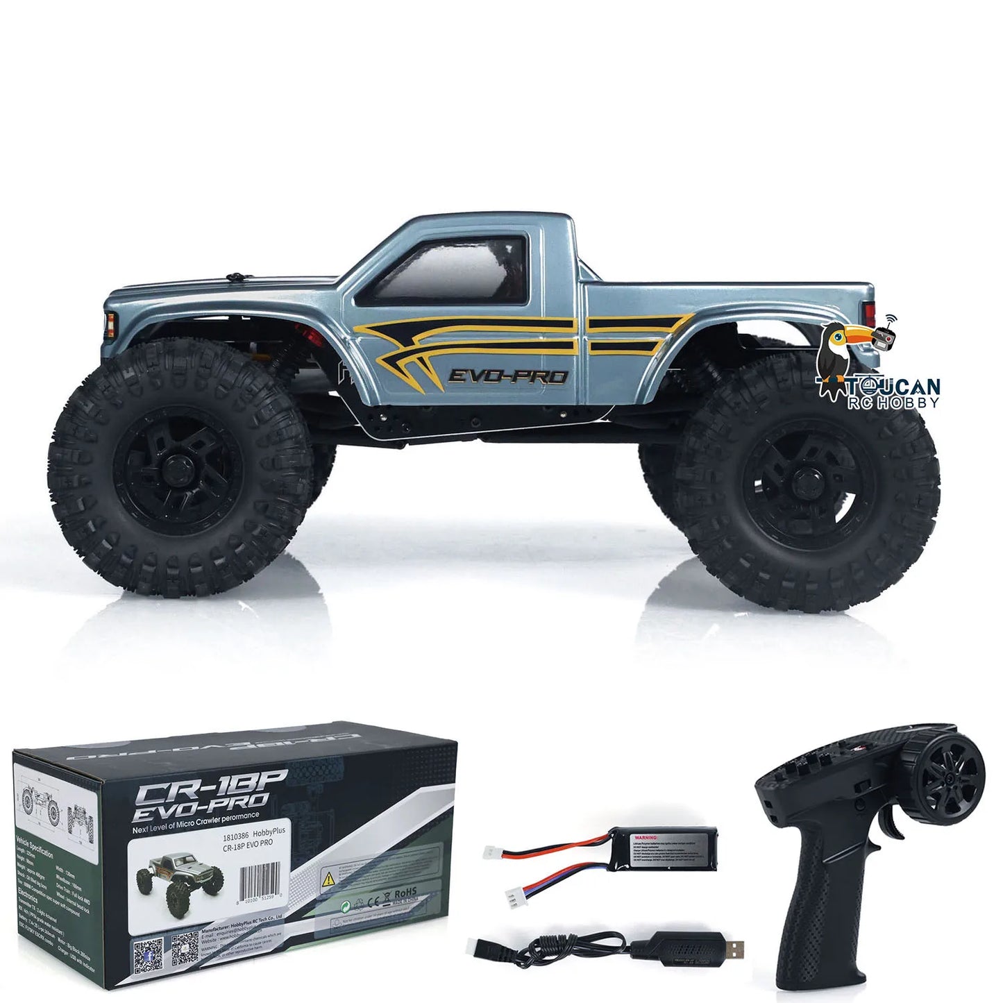 RC Rock Crawler 2025 - RTR 1/18 Scale 4x4 Electric Off-road Climbing Car