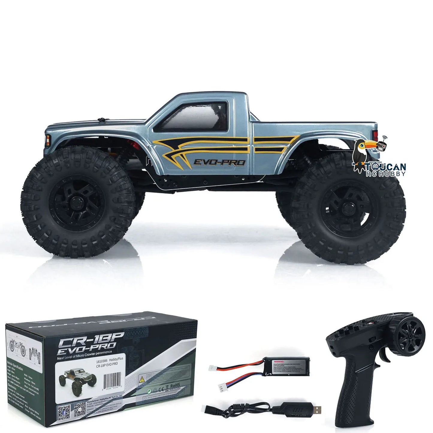 RC Rock Crawler 2025 - RTR 1/18 Scale 4x4 Electric Off-road Climbing Car - Golden Bridge Store