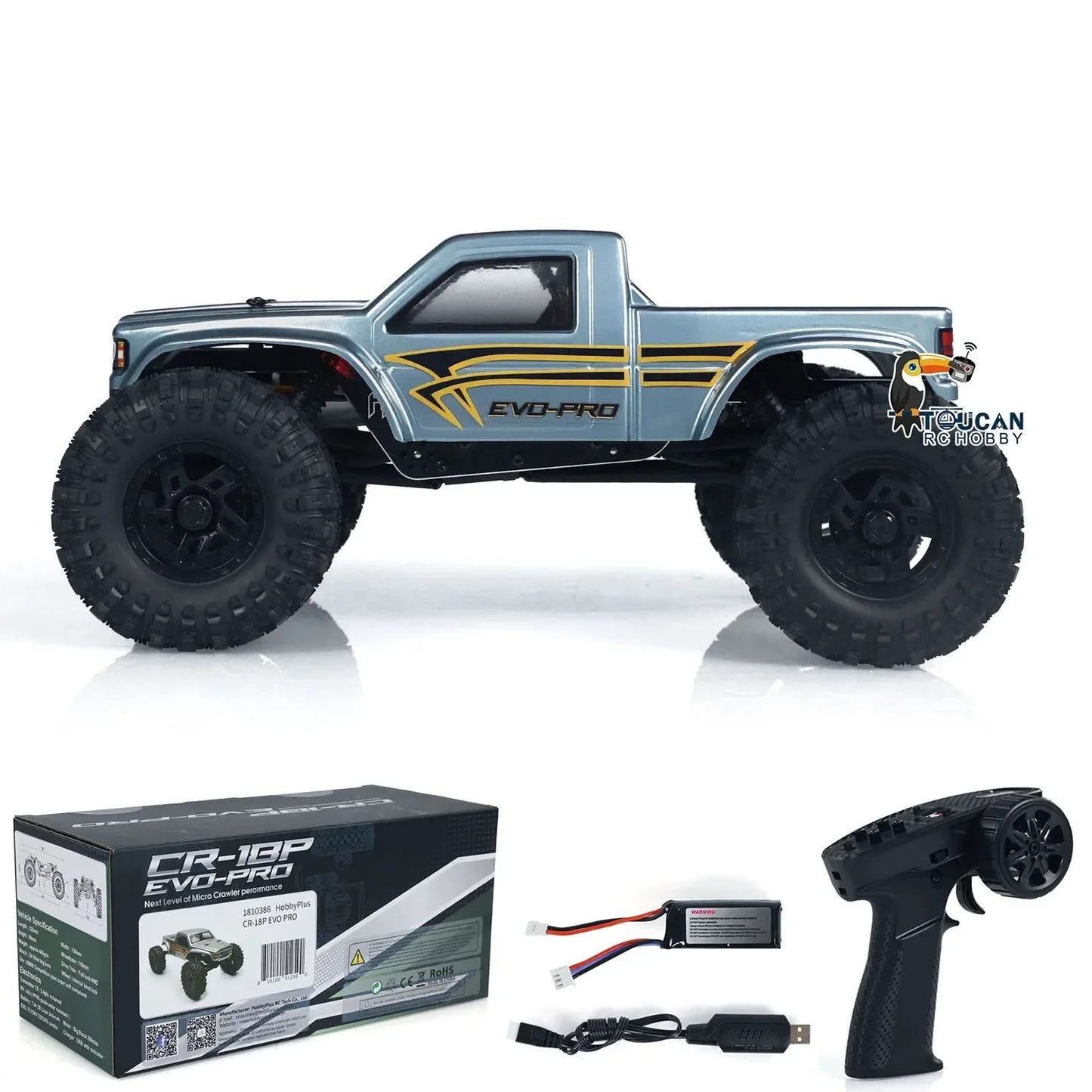 RC Rock Crawler 2025 - RTR 1/18 Scale 4x4 Electric Off-road Climbing Car - Golden Bridge Store