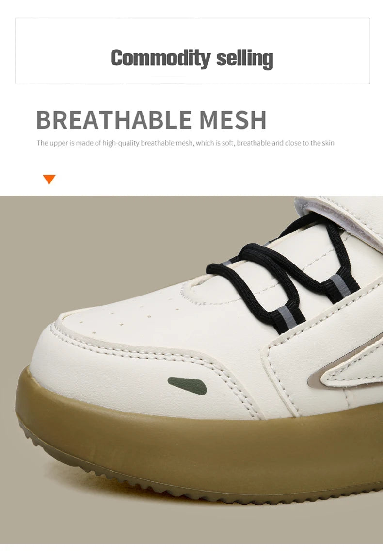 Jungen Mode Skate Schuhe 2025 - Dämpfende Sohle Fußgewölbe-Unterstützung - Plattfuß Casual Sneakers Schulschuhe