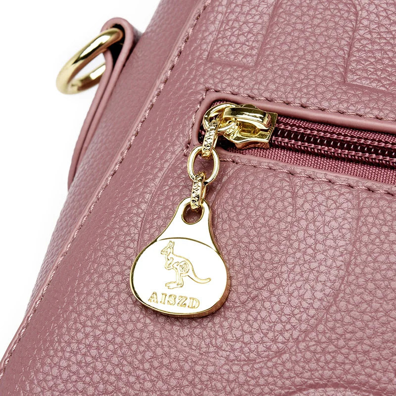 Fashion Women's Square Buckle Crossbody Bag Casual Shoulder Crossbody Bags Ladies Luxury Designer Large Capacity Travel Handbag