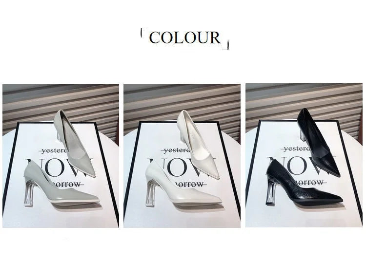 Comemore 2022 New Trend Women Summer Shoes Elegant elegant High Heels French Pointed Stiletto Office Girls' Shoes Zapatos De Mujer