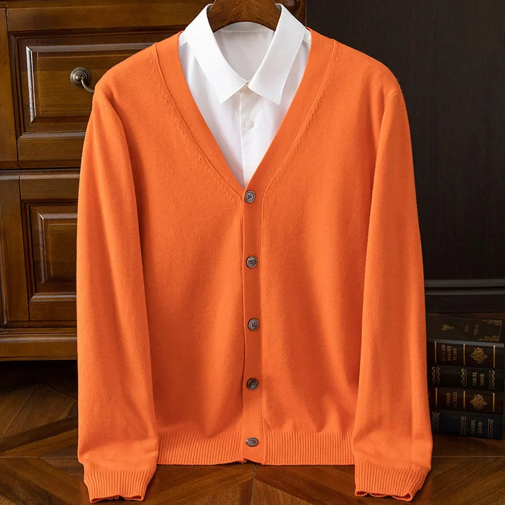 CN Cardigan V-Ausschnitt - Größe M, Polyester, Slim-Fit