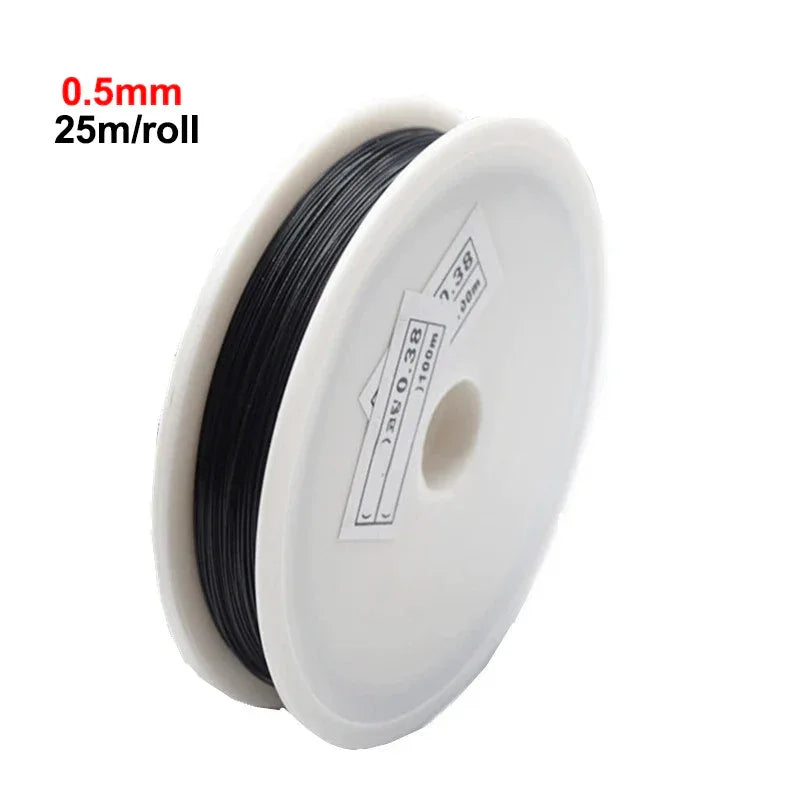 Moonrise Tiger Schwanz Draht Beschichtet - 25m 0,3-0,6mm - Golden Bridge Store