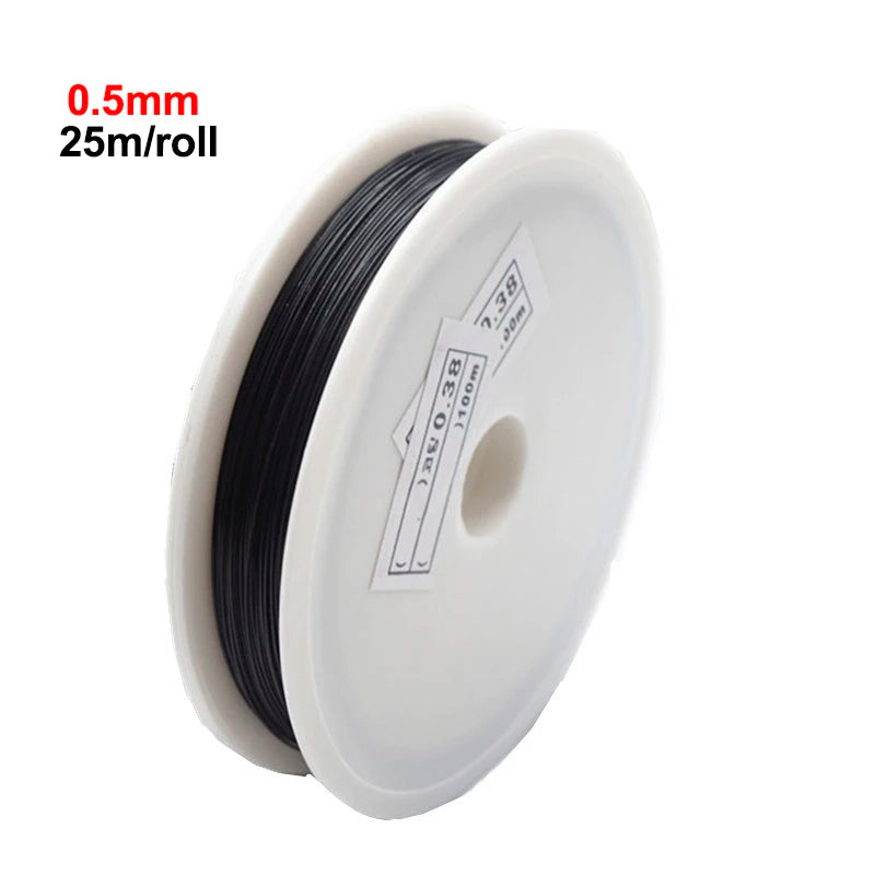 Moonrise Tiger Schwanz Draht Beschichtet - 25m 0,3-0,6mm - Golden Bridge Store