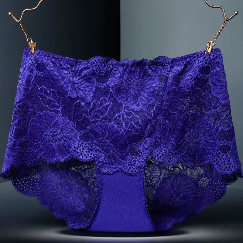 Plus Size Beliebte Unterwäsche Frauen Höschen Slips für Weiblich Hipster Unterhose Elegant Lingerie Spitze Baumwolle Tanga Brazilian Große Größe Beliebter Verkauf