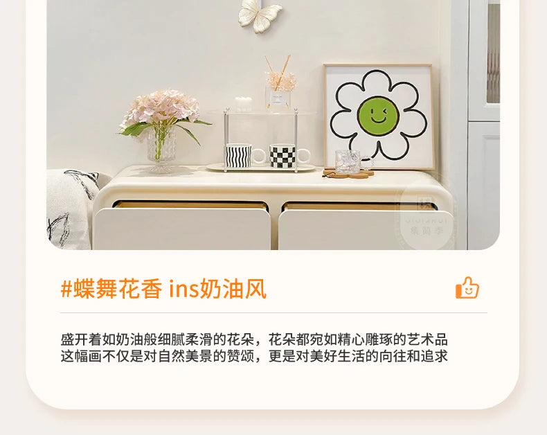 Cream Style Living Room Decoration with LED Light Wall Clock New Home Decor Creative Swinging Clock