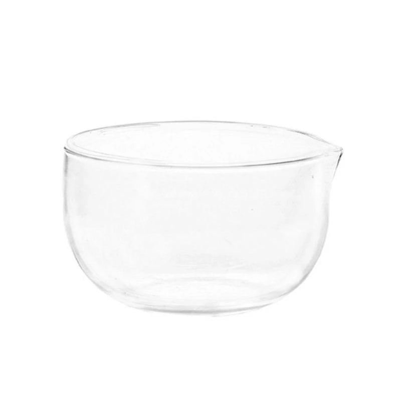Glass Mixing Bowl Large Kitchen Salad Bowl Serving Tableware Food Container Round Fruit Bowl for Cooking Baking Prepping