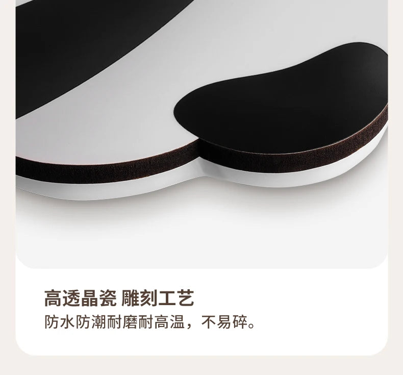 Cream Style Living Room Decoration with LED Light Wall Clock New Home Decor Creative Swinging Clock