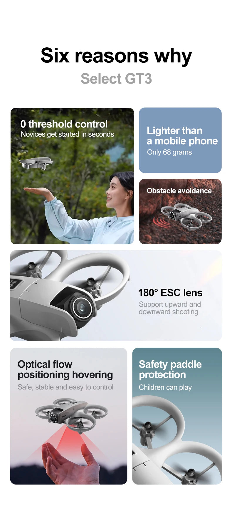 Drohne 2025: Xiaomi Original GT3 8K 5G GPS - Professional HD Aerial Photography Dual Camera Quadcopter Collection
