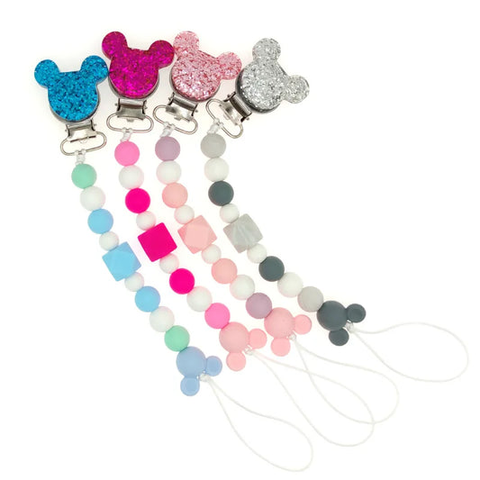 Bebeluși suzetă cleme lanț silicon mărgele jucării dentiție suport suzetă lanț cadou