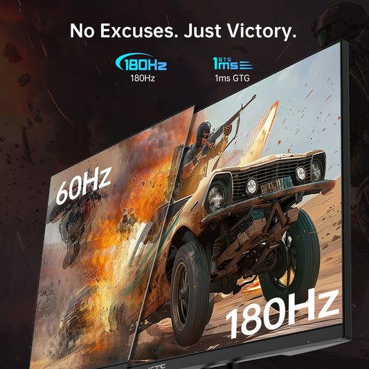 (H27T22 Upgraded Version)KTC H27T22C 27" Gaming Monitor 2560x1440 QHD 16:9 ELED 180Hz Fast IPS Panel Screen 1msGTG Response Time