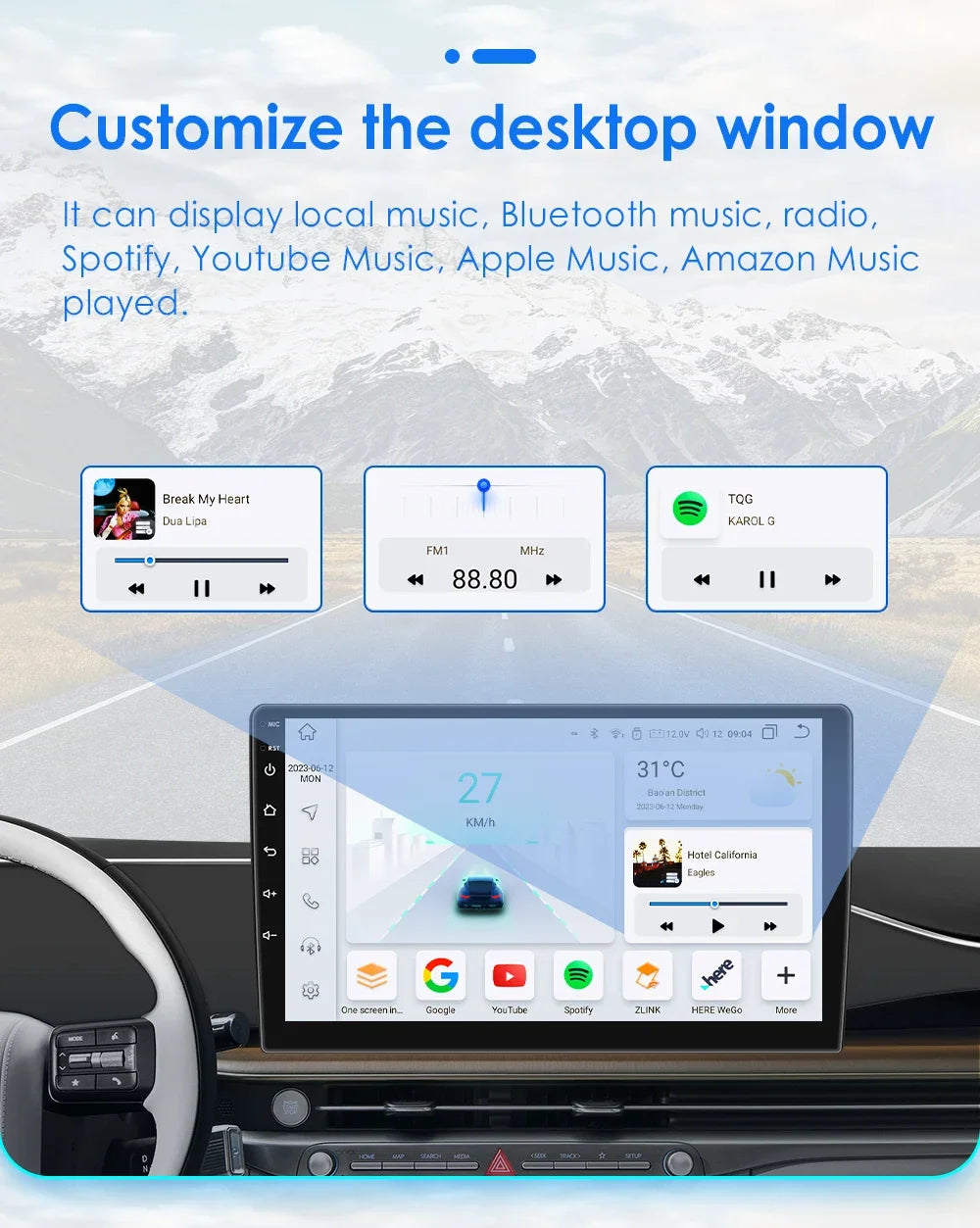 CarPlay Autoradio Multimedia Player für Honda Civic Hatchback