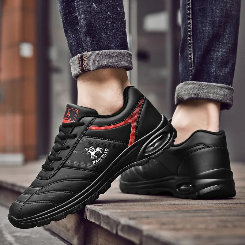 Men Sneakers Running shoes for men Platform New Breathable leather vulcanized shoes zapatos de hombre