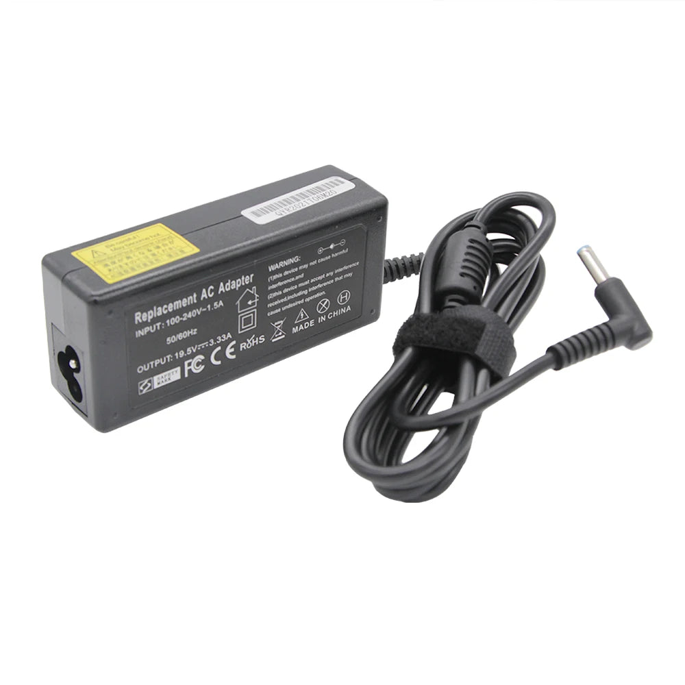 Laptop-Netzteil 2025: 19.5V 3.33A 65W 4.5*3.0mm Laptop Charger Adapter - HP Envy 17-j010us Pavilion 15-j000 Chromebook 11 G4 G5 EE 14 G3 246 G4 248 Collection
