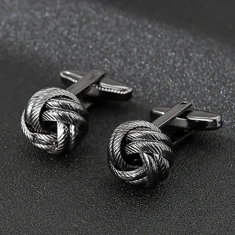 Fashion French Hemd Manschettenknöpfe 2025 - Herren High Quality Twist Hollow - Luxus Schmuck Business Hochzeit Cuff Link Wholesale