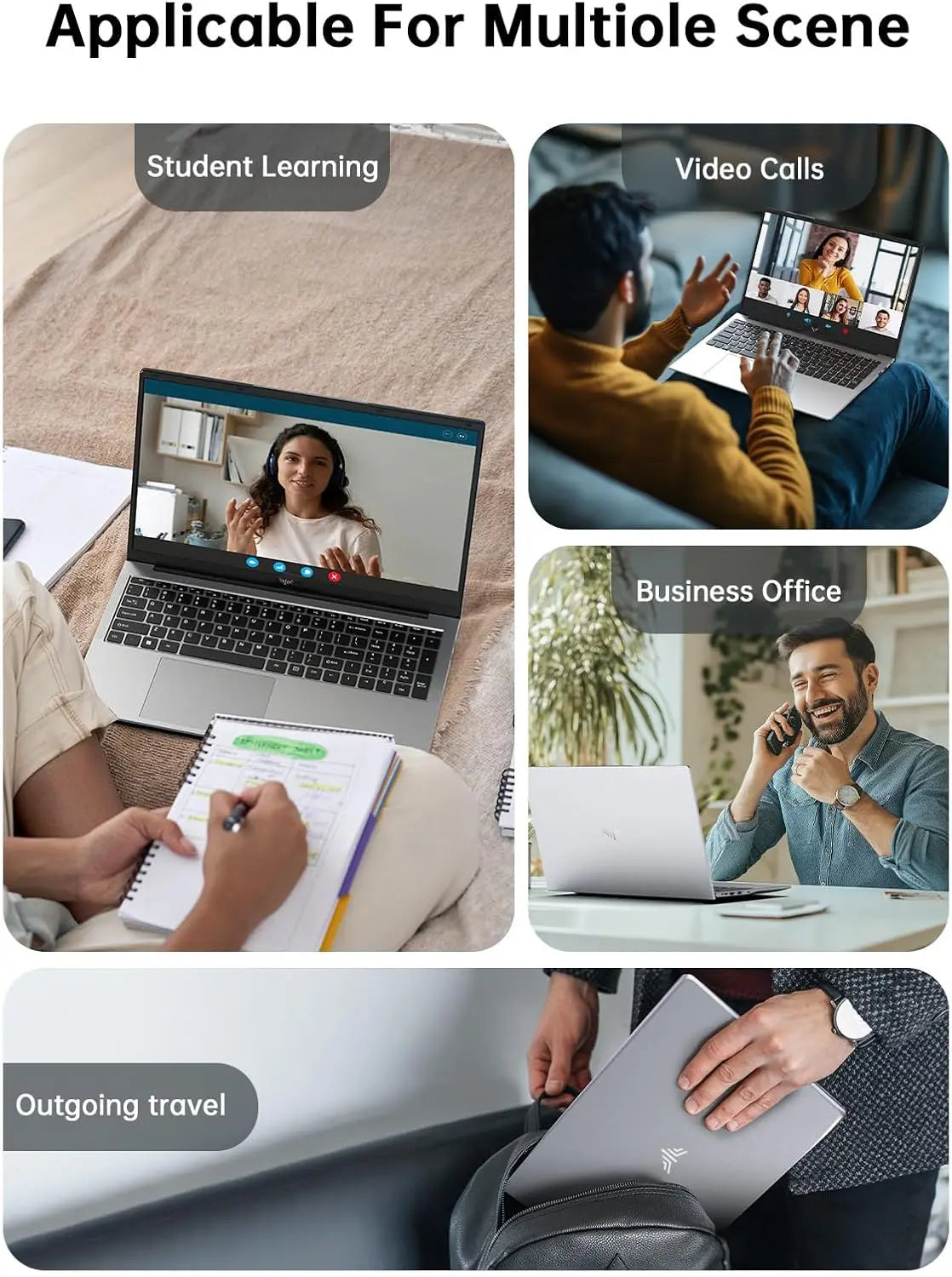 Laptop 2025: ACEMAGIC AX17 Intel Processor N97 17.3" Ultra Slim 6000mAh - 16GB LPDDR4 RAM 512GB ROM Windows 11 Collection