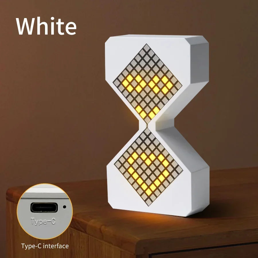 Kreativ Elektronisch Timer 3D Sanduhr 2025 - Ornament DIY Digital Sand Uhr - Zeit Toilette Sanduhr Schlafzimmer Küche LED Nachtlicht