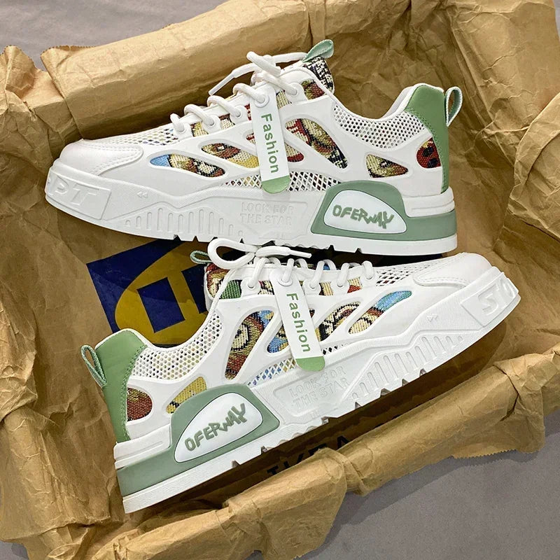 Zapatillas Hombre 2024 - Adidași de lux pentru skateboard, Tenis Masculino Respirable și Cómodo (Casual/Running)