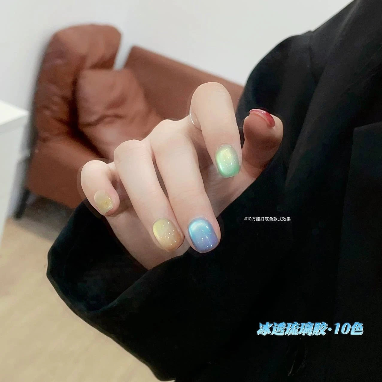 Translucent Glaze Colors Gel Nail Polish Set Varnish Lacquer Jelly Clear Gel Nail Art Gemstone LED&UV Syrup Gel Polish Kit 15ml