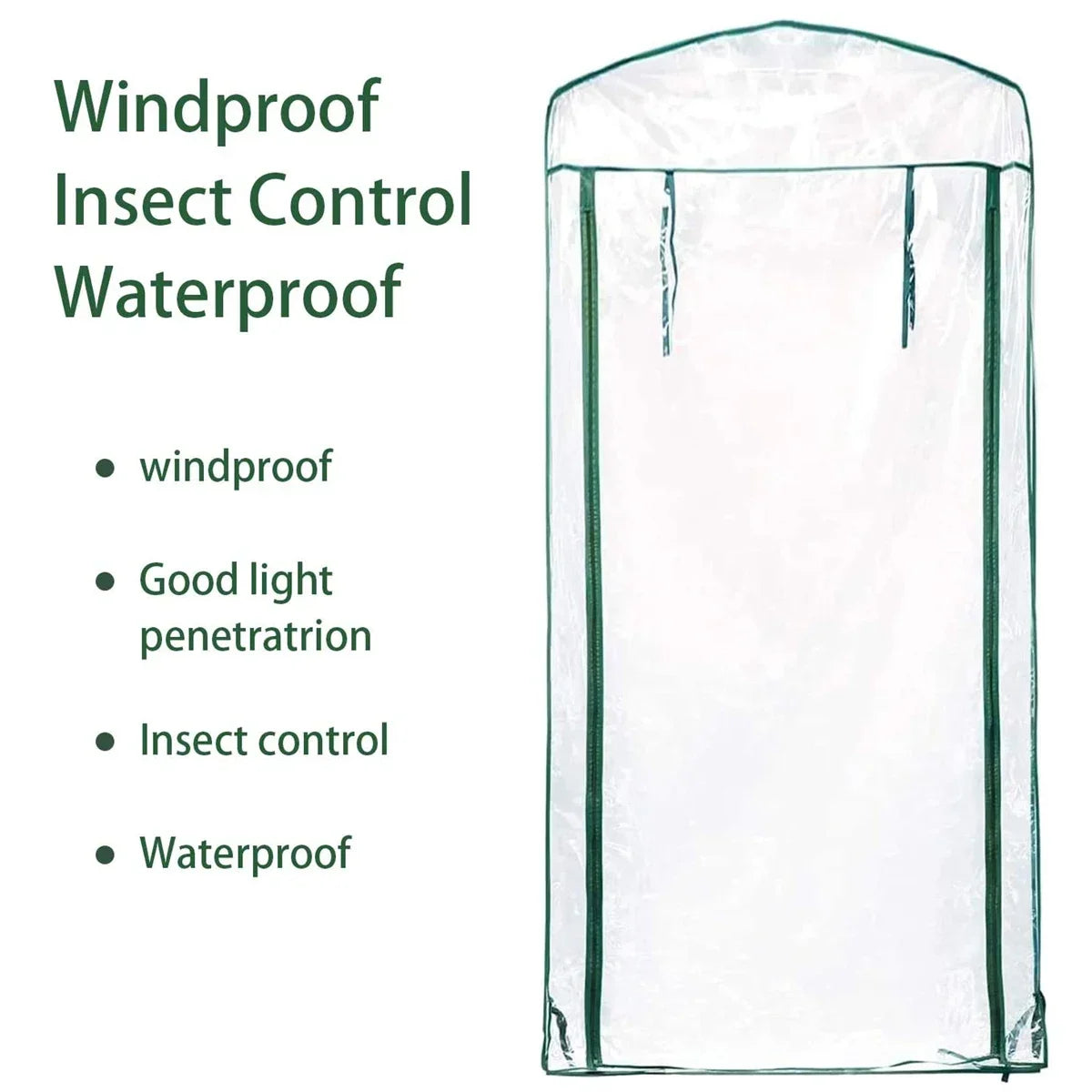 Choice WSZ Gewächshaus - Abdeckung Zipper PVC 2-5 Ebenen