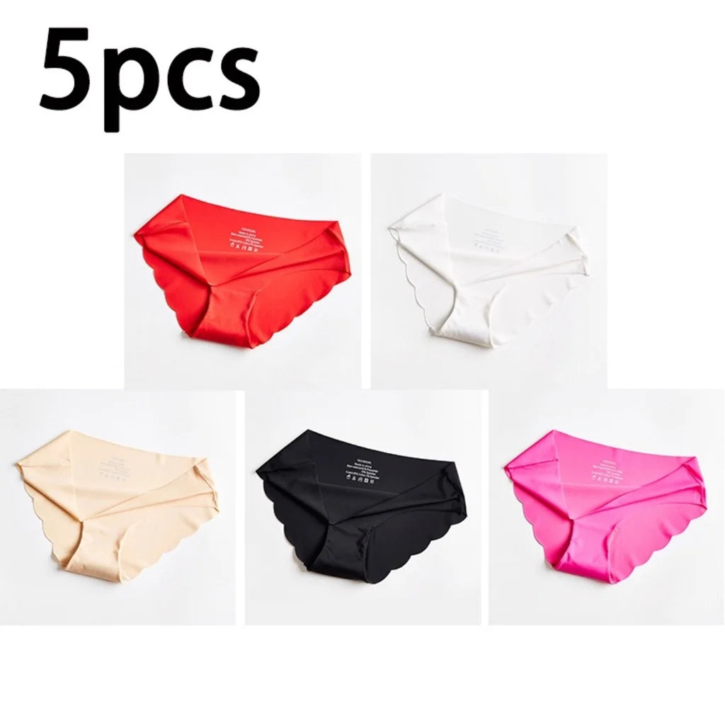 Damen Unterwäsche 2025 - ZXYOUPING Low Waist Seamless Ice Silk Antibacterial S-XXL