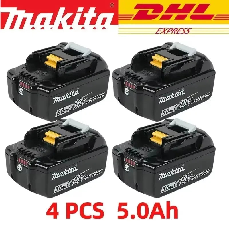 Authentic Makita 18V 6Ah rechargeable power tool battery with LED lithium-ion substitute LXT BL1860B BL1860 BL1850 charger