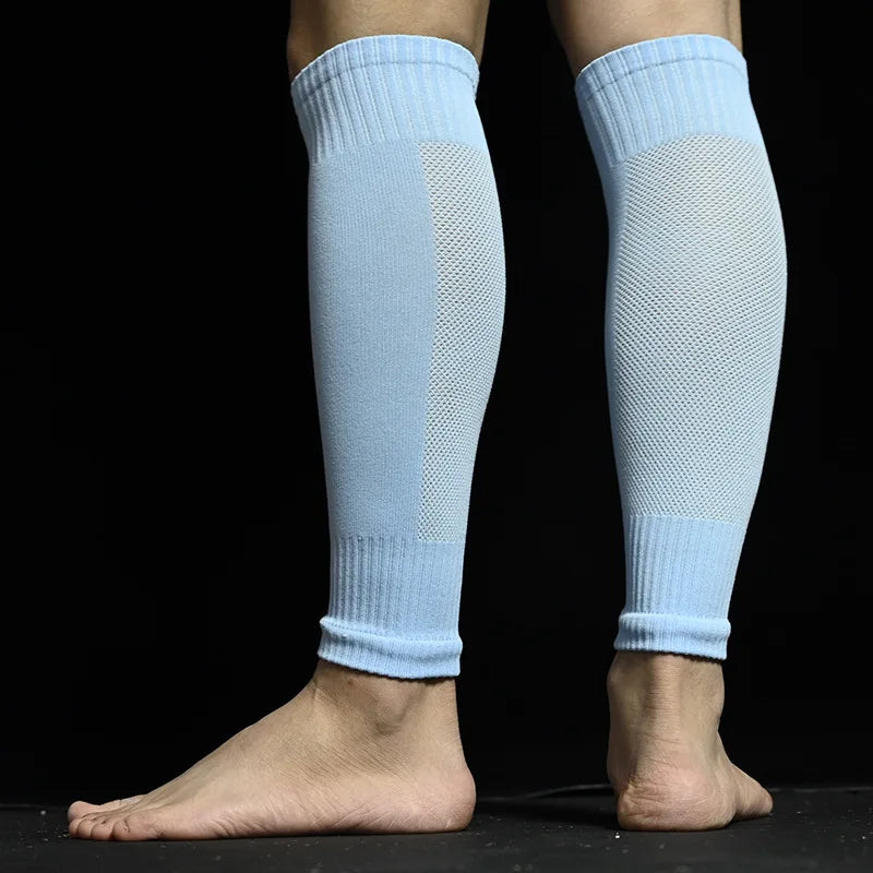 Fußballsocken mit Schienbeinschutz und Beinabdeckung für Männer und Frauen